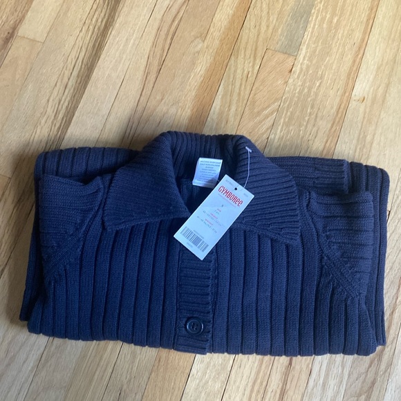 New Gymboree Color-Navy Button Cardigan Size 5 - Picture 5 of 5
